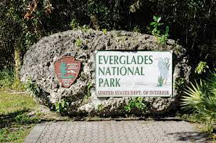 Everglades National Park sign